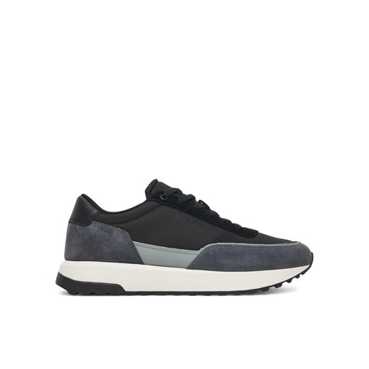 Sneakersy Calvin Klein Low Top Lace Up Repreve Mix HM0HM01714 Czarny ze sklepu eobuwie.pl w kategorii Buty sportowe męskie - zdjęcie 185434374