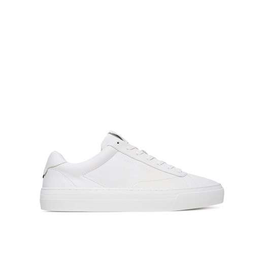 Sneakersy Tommy Hilfiger Premium Dress Cupsole FM0FM05572 Biały ze sklepu eobuwie.pl w kategorii Buty sportowe męskie - zdjęcie 185434404