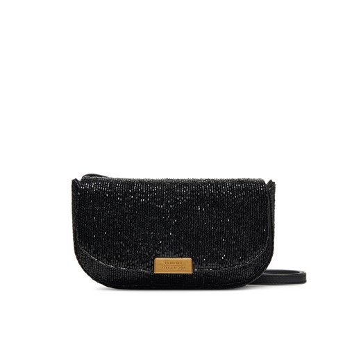 Torebka Tommy Hilfiger Party Le Mini Crossover Beaded AW0AW17940 Czarny ze sklepu eobuwie.pl w kategorii Listonoszki - zdjęcie 185434431