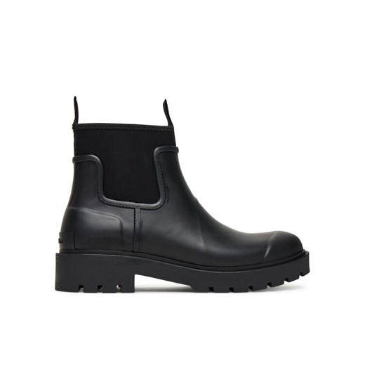 Kalosze Calvin Klein Jeans Combat Rain Boot YM0YM01376 Czarny ze sklepu eobuwie.pl w kategorii Kalosze męskie - zdjęcie 185434480