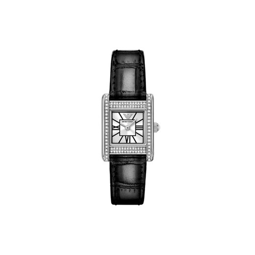 Zegarek Emporio Armani Genni AR11660 Czarny ze sklepu eobuwie.pl w kategorii Zegarki - zdjęcie 185434502