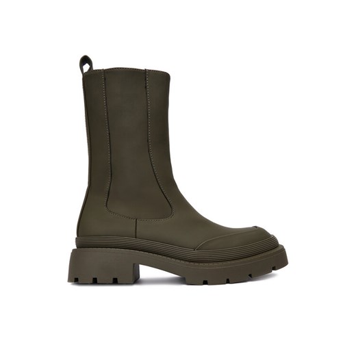 Botki DeeZee 13096-10 Khaki ze sklepu eobuwie.pl w kategorii Botki - zdjęcie 185434522