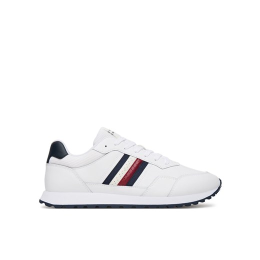 Sneakersy Tommy Hilfiger New Runner Eva Stripes FM0FM05637 Biały ze sklepu eobuwie.pl w kategorii Buty sportowe męskie - zdjęcie 185434530