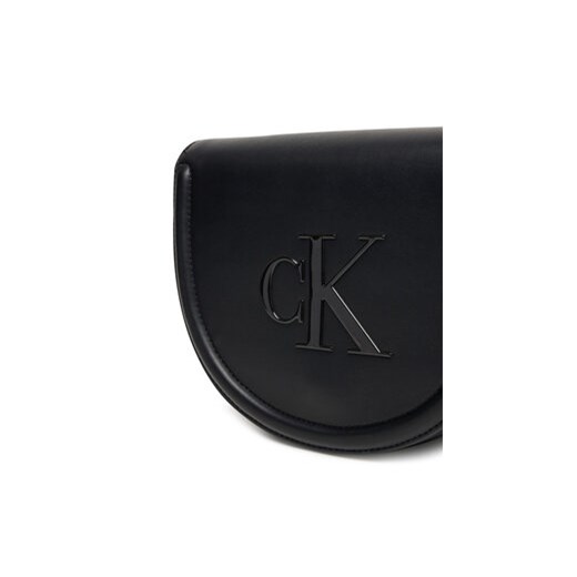 Torebka Calvin Klein Bold Ck Saddle Crossbody LV04F3221G Czarny Calvin Klein OS eobuwie.pl