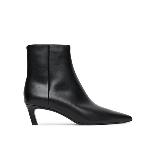 Calvin Klein Botki Ess Kitten Heel Ankle Boot HW0HW02586 Czarny ze sklepu MODIVO w kategorii Botki - zdjęcie 185435462