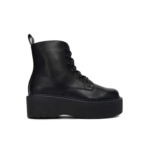 DeeZee Trzewiki 12663-1 -BLACK PU Czarny ze sklepu MODIVO w kategorii Botki - zdjęcie 185435484