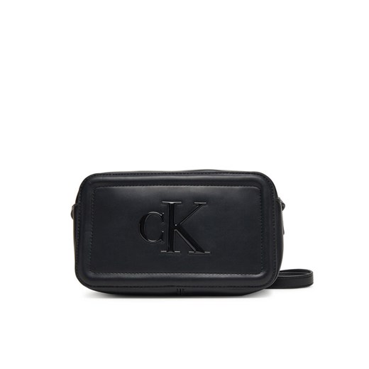 Calvin Klein Torebka Bold Ck Camera Bag LV04F3220G Czarny ze sklepu MODIVO w kategorii Listonoszki - zdjęcie 185435522