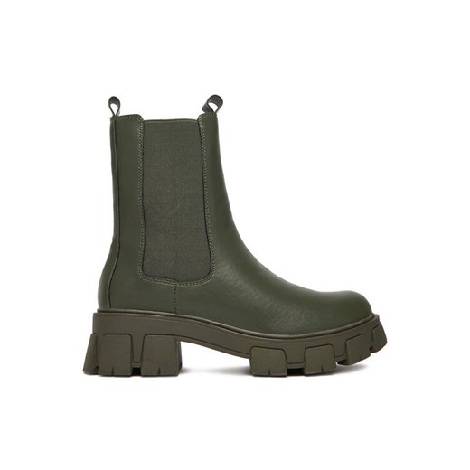 DeeZee Sztyblety 12837-22 Khaki ze sklepu MODIVO w kategorii Botki - zdjęcie 185435654