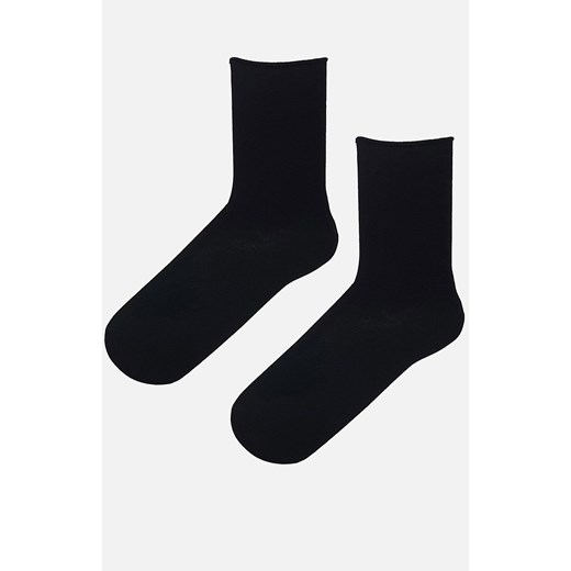 Marilyn skarpetki damskie bezuciskowe z jedwabiem czarne Silk Sock No Stress, Kolor czarny, Rozmiar 36-40, Marilyn ze sklepu Primodo w kategorii Skarpetki damskie - zdjęcie 185436941