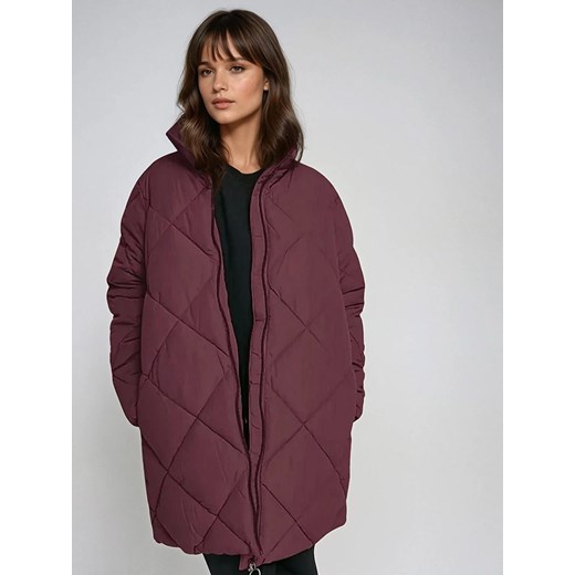 Monki Kurtka zimowa w kolorze bordowym Monki M okazyjna cena Limango Polska