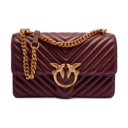 Pinko Skórzana torebka na ramię LOVE ONE CLASSIC ze sklepu Gomez Fashion Store w kategorii Kopertówki - zdjęcie 185437521