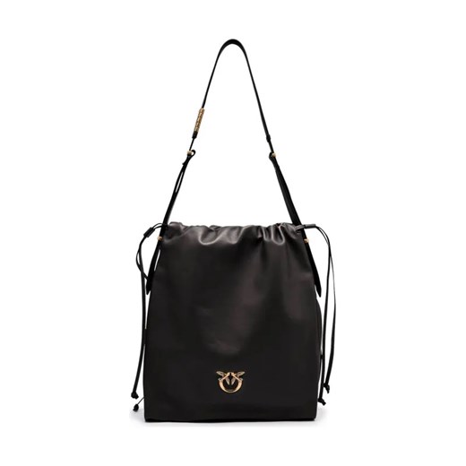 Pinko Skórzany worek SLOUCHY CLASSIC ze sklepu Gomez Fashion Store w kategorii Torebki worki - zdjęcie 185437550