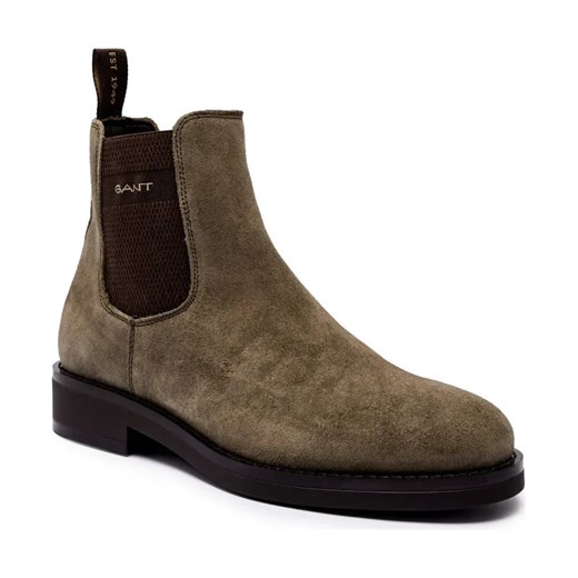 Gant Skórzane sztyblety Prepdale ze sklepu Gomez Fashion Store w kategorii Buty zimowe męskie - zdjęcie 185437571