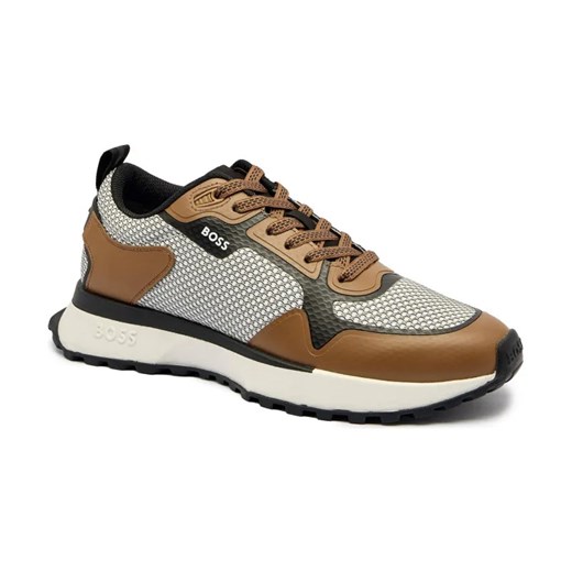 BOSS BLACK Sneakersy Jonah_Runn_meth ze sklepu Gomez Fashion Store w kategorii Buty sportowe męskie - zdjęcie 185437573