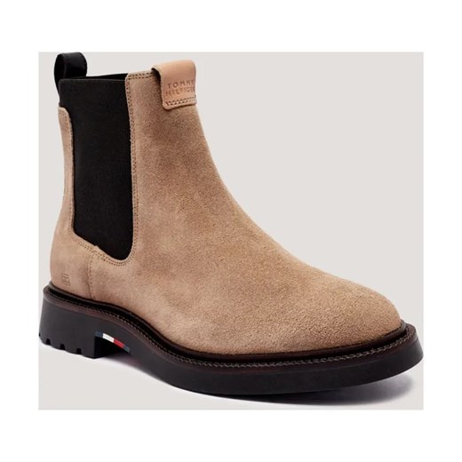 Tommy Hilfiger Skórzane sztyblety CHELSEA ze sklepu Gomez Fashion Store w kategorii Buty zimowe męskie - zdjęcie 185437614