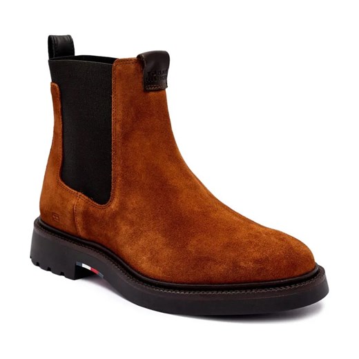 Tommy Hilfiger Skórzane sztyblety CHELSEA ze sklepu Gomez Fashion Store w kategorii Buty zimowe męskie - zdjęcie 185437623