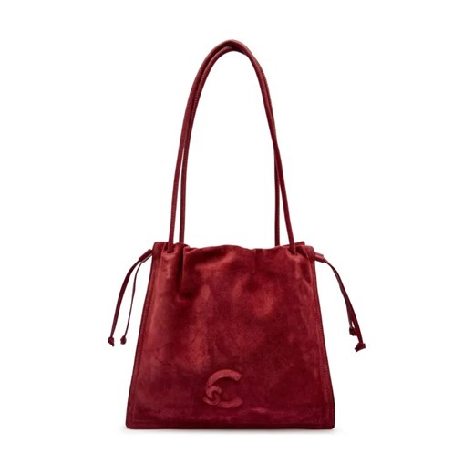 Coccinelle Skórzana torebka na ramię DULSE SUEDE ze sklepu Gomez Fashion Store w kategorii Torebki worki - zdjęcie 185437664