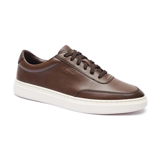 BOSS BLACK Skórzane sneakersy Kieran_Tenn_buox ze sklepu Gomez Fashion Store w kategorii Buty sportowe męskie - zdjęcie 185437712