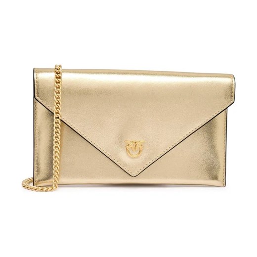 Pinko Skórzana kopertówka FLAT PURSE MINI ze sklepu Gomez Fashion Store w kategorii Kopertówki - zdjęcie 185437734