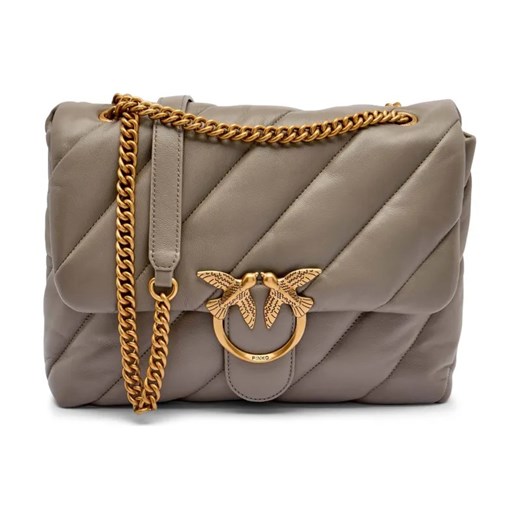 Pinko Skórzana torebka na ramię LOVE BIG PUFF CL SHEEP NAPPA ze sklepu Gomez Fashion Store w kategorii Listonoszki - zdjęcie 185437744