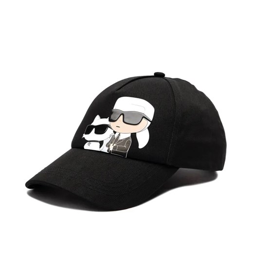 Karl Lagerfeld Bejsbolówka IKONIK Karl Lagerfeld OS okazja Gomez Fashion Store