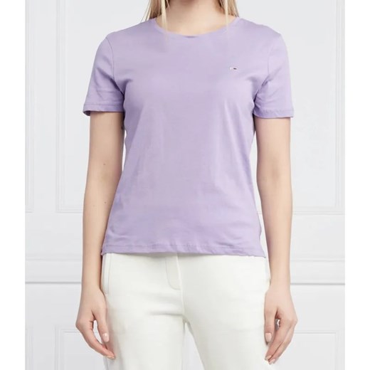 Tommy Jeans T-shirt | Slim Fit ze sklepu Gomez Fashion Store w kategorii Bluzki damskie - zdjęcie 185437930