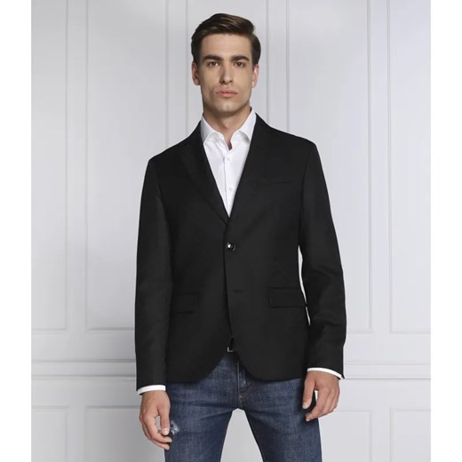 Emporio Armani Wełniana marynarka | Regular Fit ze sklepu Gomez Fashion Store w kategorii Marynarki męskie - zdjęcie 185437943