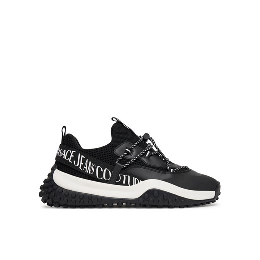Sneakersy Versace Jeans Couture 79YA3SN2 ZSD01 Czarny ze sklepu eobuwie.pl w kategorii Buty sportowe męskie - zdjęcie 185440792