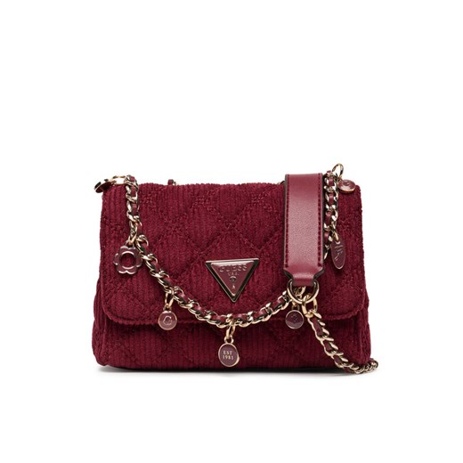 Guess Torebka Giully II Mini HWCG96 73740 Bordowy ze sklepu MODIVO w kategorii Kopertówki - zdjęcie 185441920