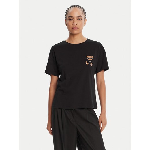 Liu Jo T-Shirt MF5416 JS923 Czarny Regular Fit ze sklepu MODIVO w kategorii Bluzki damskie - zdjęcie 185444061