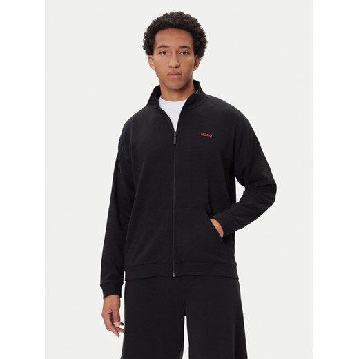 HUGO Bluza Austin 50556966 Czarny Regular Fit ze sklepu MODIVO w kategorii Bluzy męskie - zdjęcie 185444063