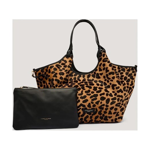 GIANNI CHIARINI Skórzana shopperka + saszetka DUA ze sklepu Gomez Fashion Store w kategorii Torby Shopper bag - zdjęcie 185444670