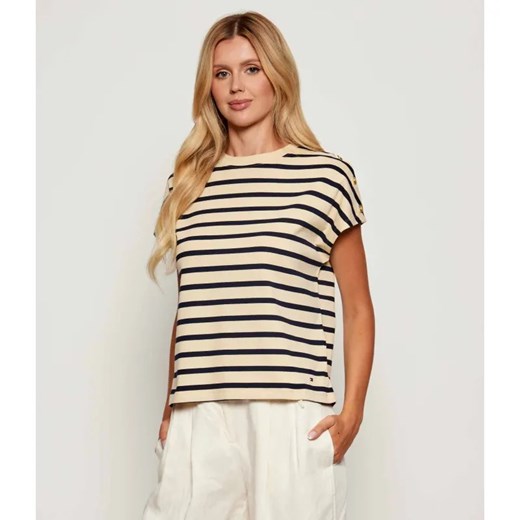Tommy Hilfiger T-shirt | Regular Fit ze sklepu Gomez Fashion Store w kategorii Bluzki damskie - zdjęcie 185444791