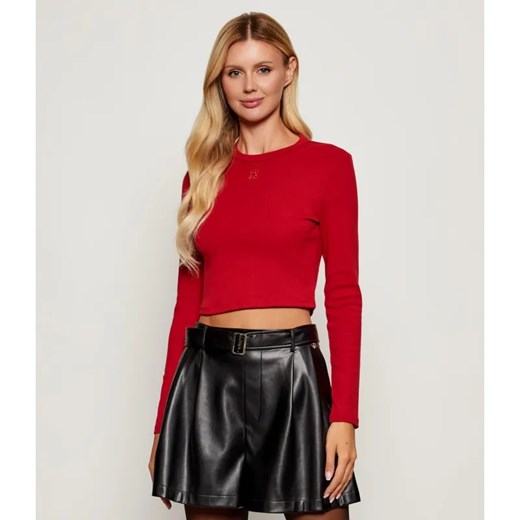 HUGO Bluzka Dafilomena_3 | Cropped Fit ze sklepu Gomez Fashion Store w kategorii Bluzki damskie - zdjęcie 185444812