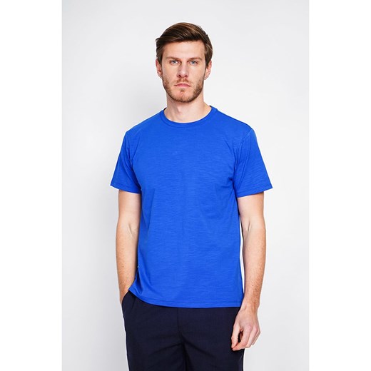 Secret du Lin Koszulka w kolorze niebieskim ze sklepu Limango Polska w kategorii T-shirty męskie - zdjęcie 185445542