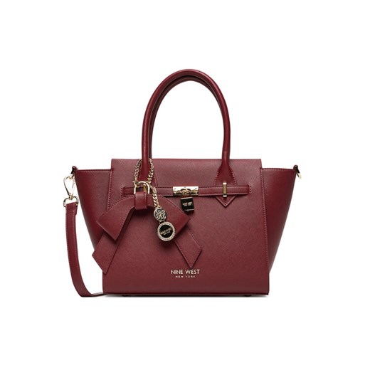 Torebka Nine West CEO-Chelsea-Charm-II-LX10185 Bordowy ze sklepu eobuwie.pl w kategorii Torby Shopper bag - zdjęcie 185445813