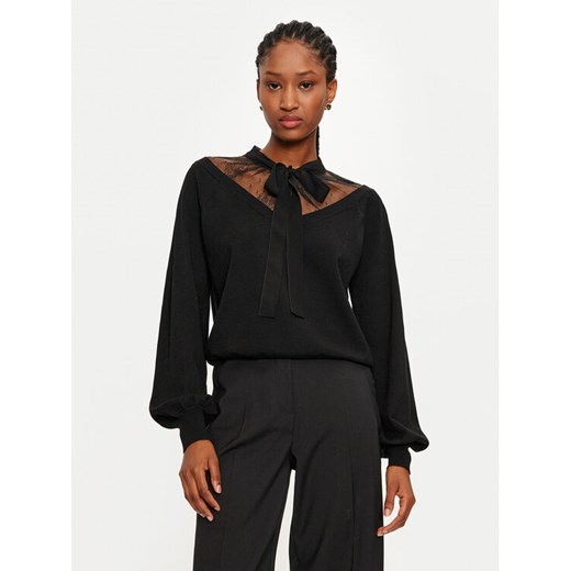 TWINSET Sweter 242TP3021 Czarny Relaxed Fit Twinset L MODIVO