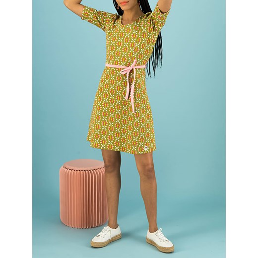 Blutsgeschwister Sukienka "Home Cute" w kolorze jasnozielonym ze XL promocja Limango Polska