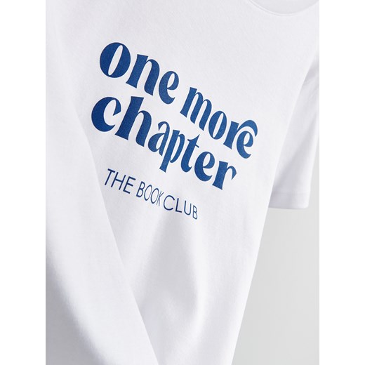 Reserved - T-shirt z nadrukiem - biały Reserved S Reserved