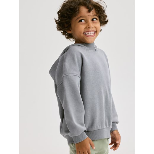 Reserved - Bawełniana bluza oversize - fioletowy Reserved 86 (12-18 m.) Reserved