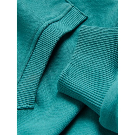 Reserved - Bawełniana bluza z kapturem - zielony Reserved 140 (9 lat) Reserved