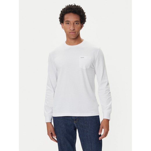 Guess Jeans Longsleeve M5BI77 K8FQ4 Biały Regular Fit ze sklepu MODIVO w kategorii T-shirty męskie - zdjęcie 185451142
