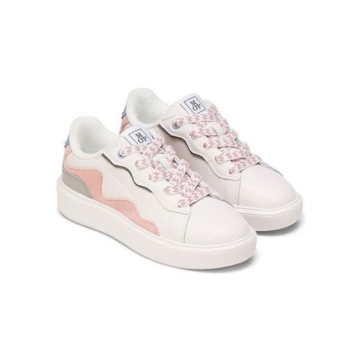 Marc O´Polo Skórzane sneakersy w kolorze kremowym ze sklepu Limango Polska w kategorii Buty sportowe damskie - zdjęcie 185452823