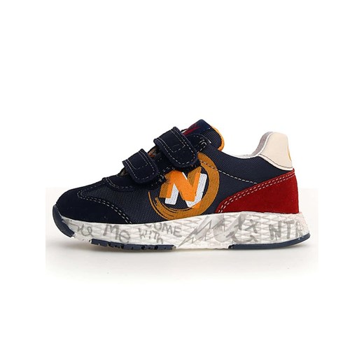 Naturino Skórzane sneakersy "Jesko 2" w kolorze granatowo-czerwonym Naturino 21 okazja Limango Polska