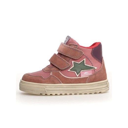 Naturino Skórzane sneakersy &quot;Hess 3&quot; w kolorze jasnoróżowym Naturino 30 wyprzedaż Limango Polska