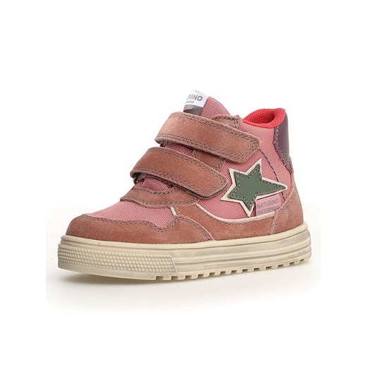 Naturino Skórzane sneakersy &quot;Hess 3&quot; w kolorze jasnoróżowym Naturino 27 promocyjna cena Limango Polska