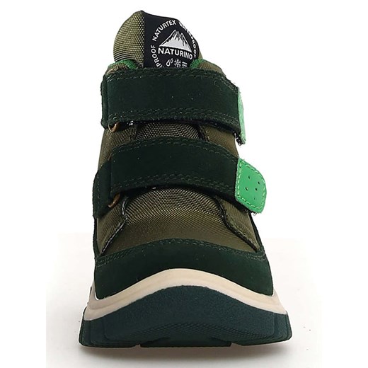 Naturino Botki zimowe &quot;Pile&quot; w kolorze zielono-oliwkowym Naturino 29 wyprzedaż Limango Polska