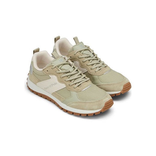 Marc O´Polo Skórzane sneakersy w kolorze beżowo-oliwkowym 38 okazja Limango Polska