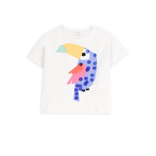 Coccodrillo T-Shirt WC5143201TGK Biały Regular Fit ze sklepu MODIVO w kategorii Bluzki dziewczęce - zdjęcie 185454122
