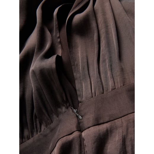 Reserved - Kombinezon z lyocellem - brązowy Reserved S Reserved